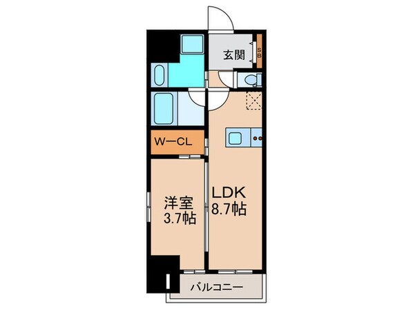 リヴェント福島の物件間取画像